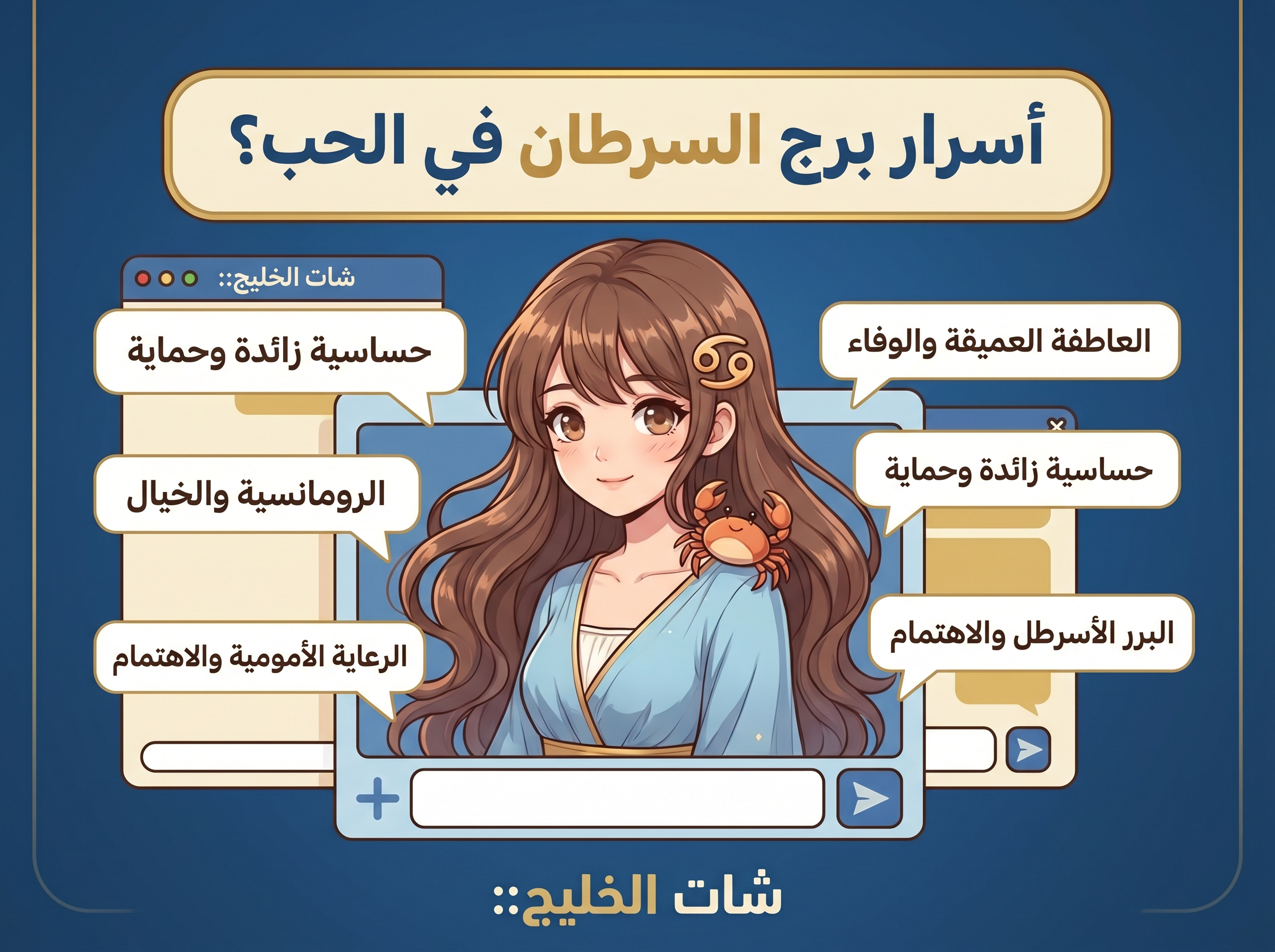أسرار برج السرطان في الحب: كيف تفتح أبواب قلب 