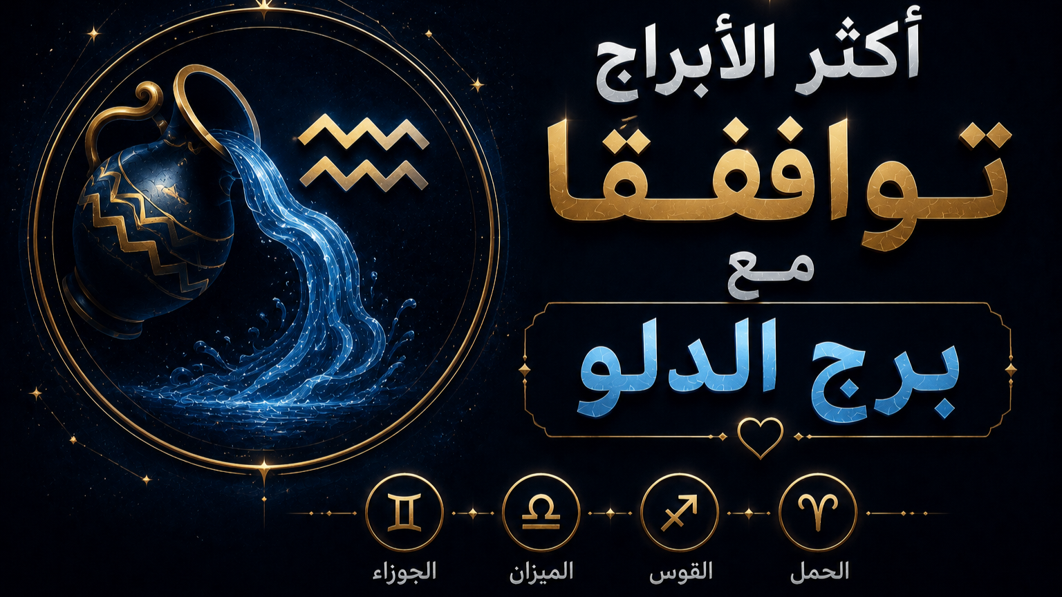 من هو توأم روح برج الدلو؟ اكتشف أكثر الأبراج توافقاً مع 