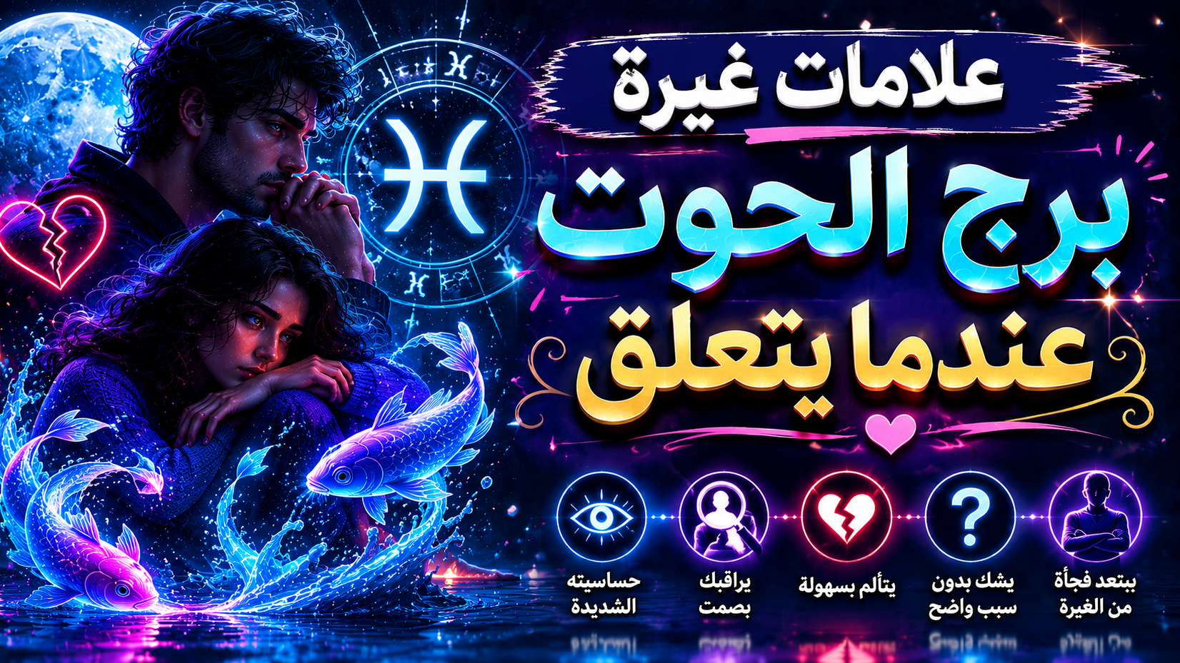 هل يغار برج الحوت عليك؟ اكتشف علامات الغيرة الخفية لدى 