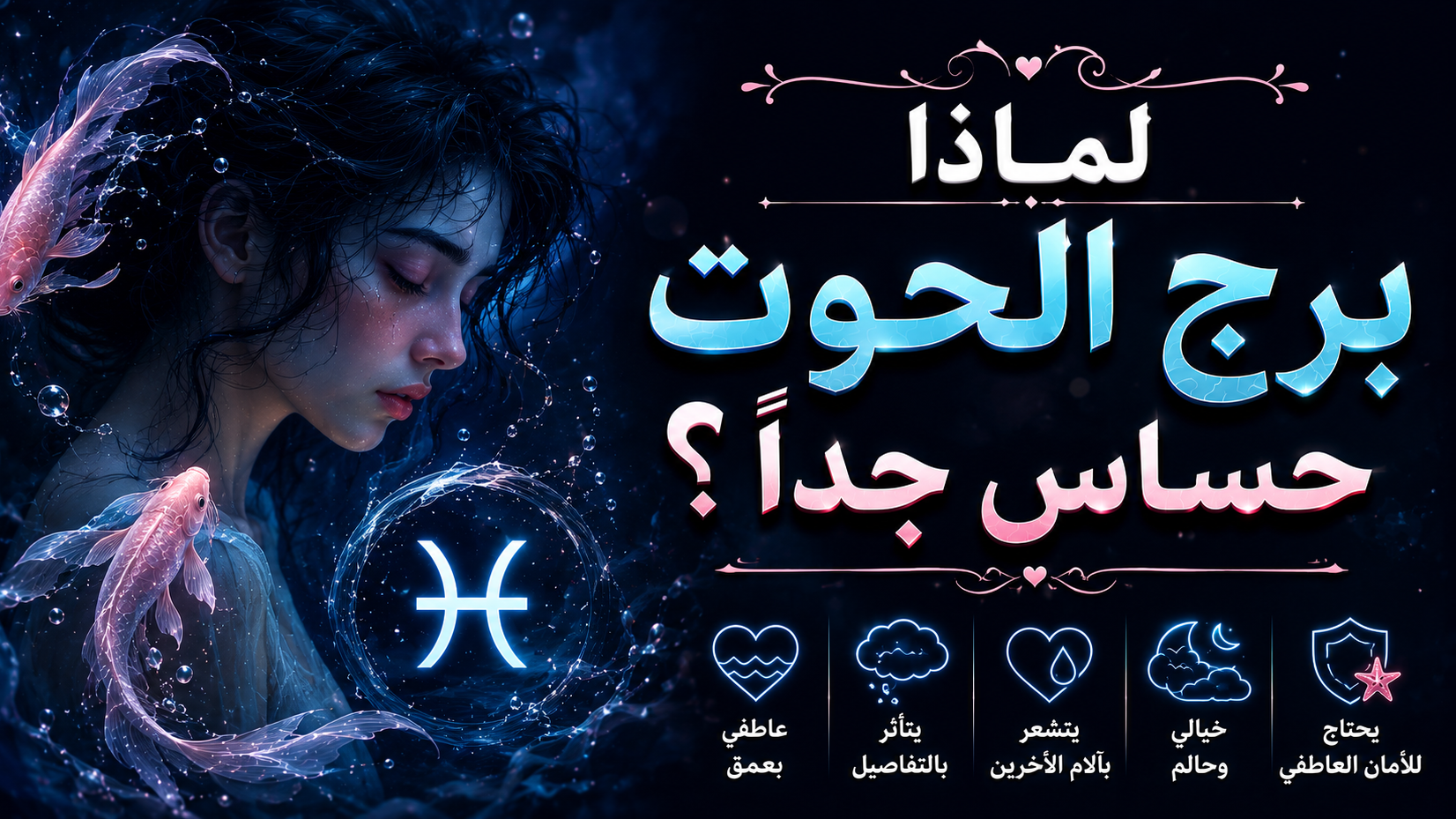 لماذا برج الحوت حساس جدًا؟ اكتشف أسرار الروح المائية التي تشعر بكل شيء!