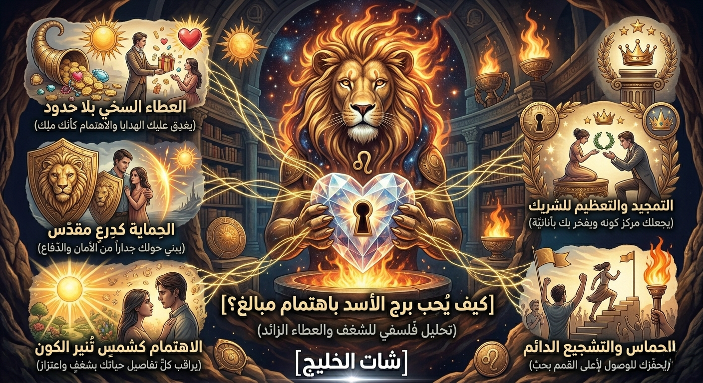 كيف يحب برج الأسد باهتمام مبالغ فيه؟ دليلك لاكتشاف ملك الغابة حين يقرر منح قلبه بالكامل