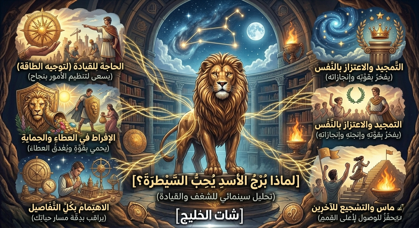 لماذا يحب برج الأسد السيطرة؟ أسرار الشخصية القيادية التي تجعله يتربع على عرش العلاقات