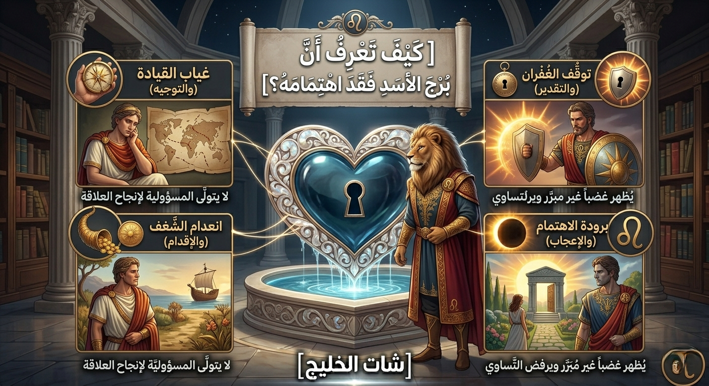 علامات انسحاب برج الأسد: كيف تعرف أن 