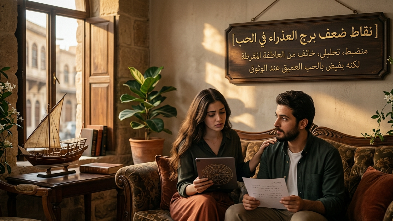 نقاط ضعف برج العذراء في الحب: هل يدمر 