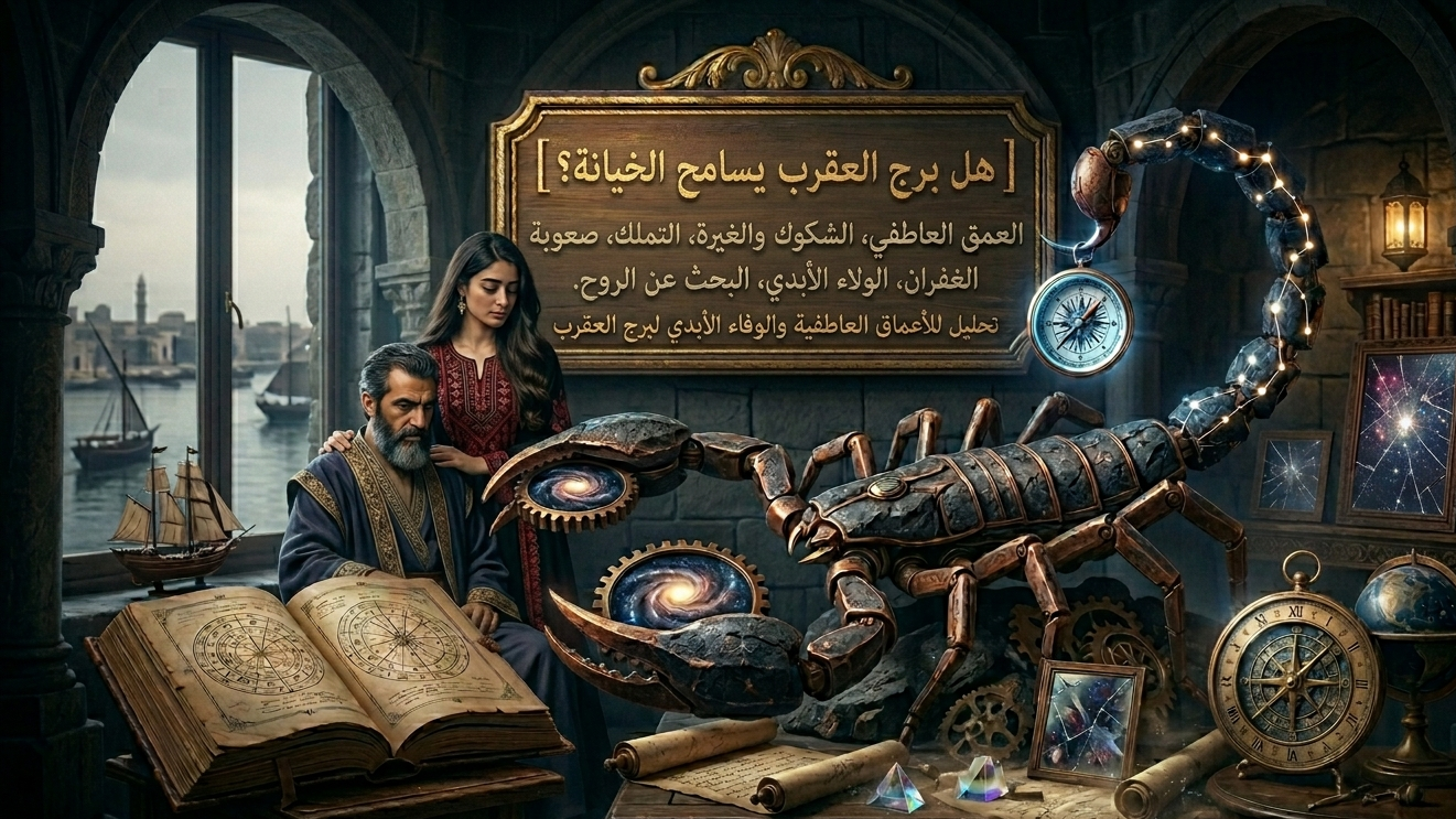 هل برج العقرب يسامح الخيانة؟ كشف المستور عن أعمق مخاوف البرج الأكثر وفاءً وإخلاصاً!
