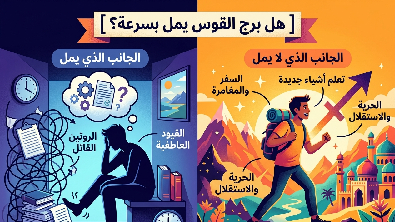 هل برج القوس يمل بسرعة؟ حقائق عن روح القوس المنطلقة وكيف تبقي جذوة الحب مشتعلة معه!