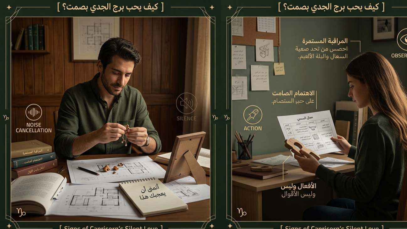 حب برج الجدي الصامت: عندما يتحدث القلب بلغة الأفعال لا الكلمات.. كيف تكشف مشاعر الجدي الغامضة؟